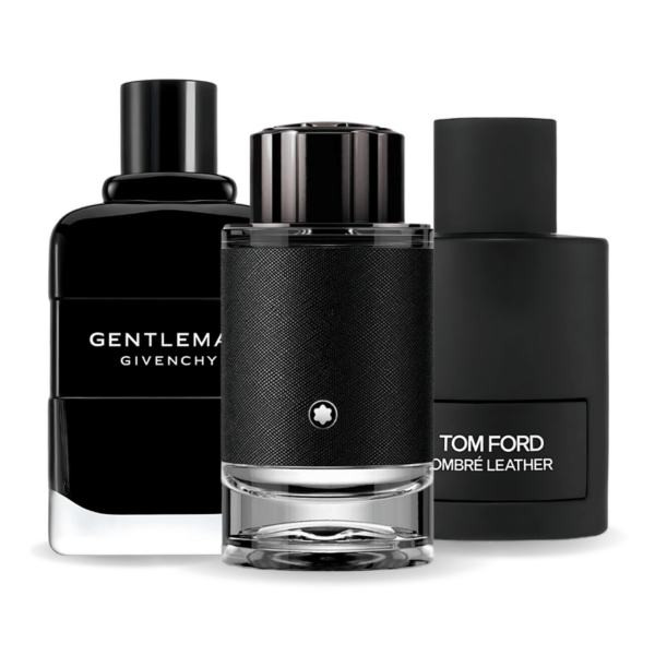 Promotiepakket met 3 parfums – Tom Ford Ombre Leather, Givenchy Gentleman, Montblanc Explorer 100ml