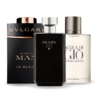 Promotiepakket met 3 parfums – Bvlgari In Black, Giorgio Armani Acqua Di Giò en L’Homme Prada Intense 100ml